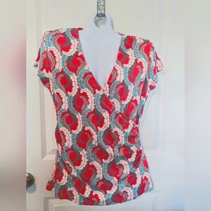 Boden NWOT Wrap Shirt Sz 12